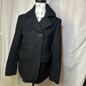 GAP Women's Black Peacoat